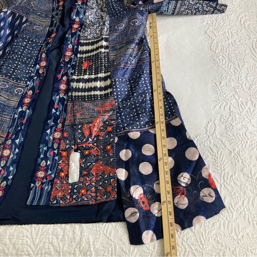 New Soft Surroundings Patchwork Style Embroidered… - image 6